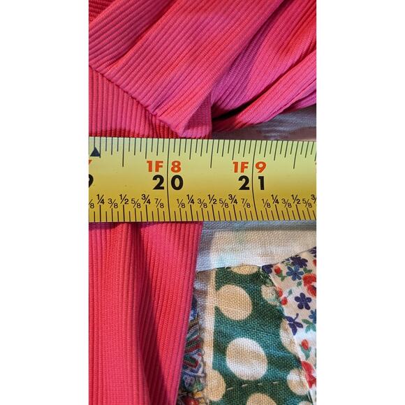 Jones New York Signature Pink/Salmon Cotton Stretch Button Up Jacket Womens Sz L - Picture 13 of 15